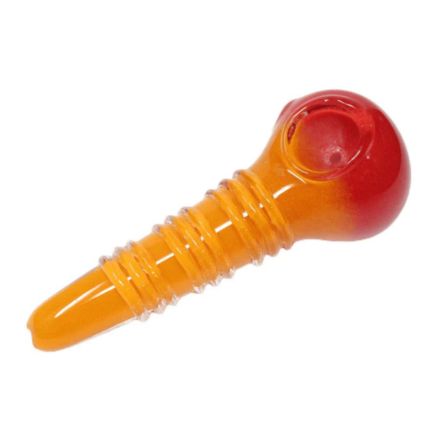 4.5" Cone Shape Glass Hand Pipe - Assorted Colour - Image 2