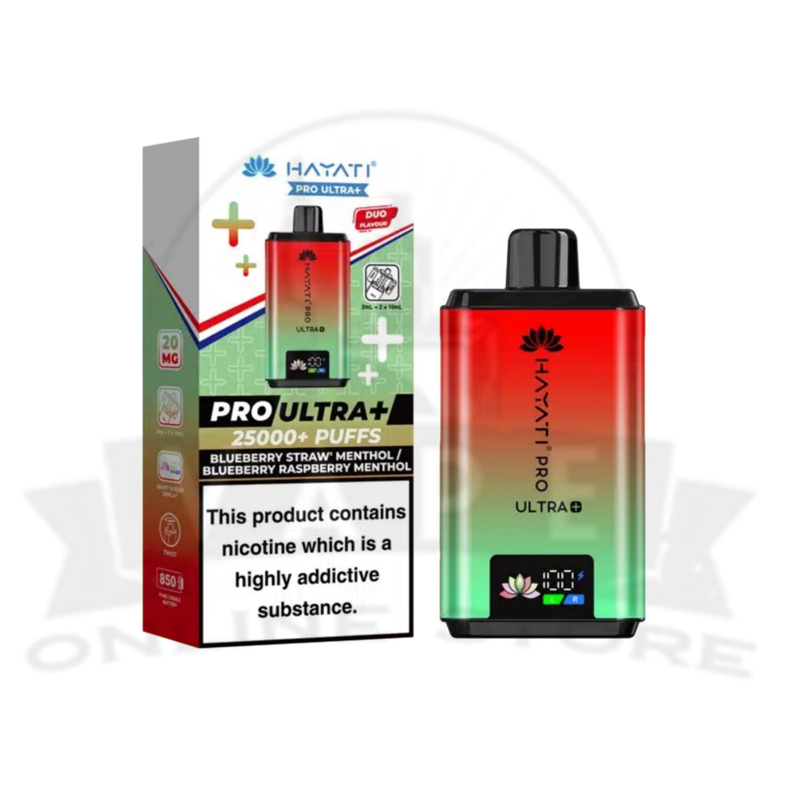 hayati pro ultra plus 25000 prefilled pod vape kit | instock