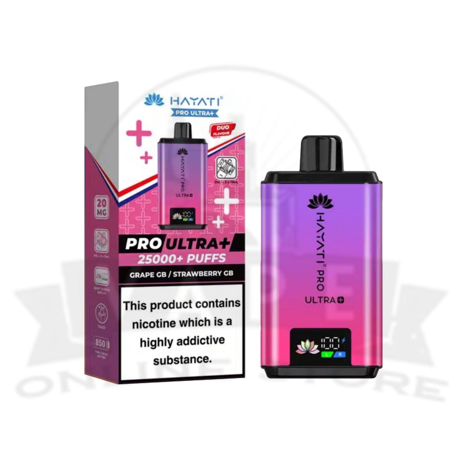 hayati pro ultra plus 25000 prefilled pod vape kit | instock