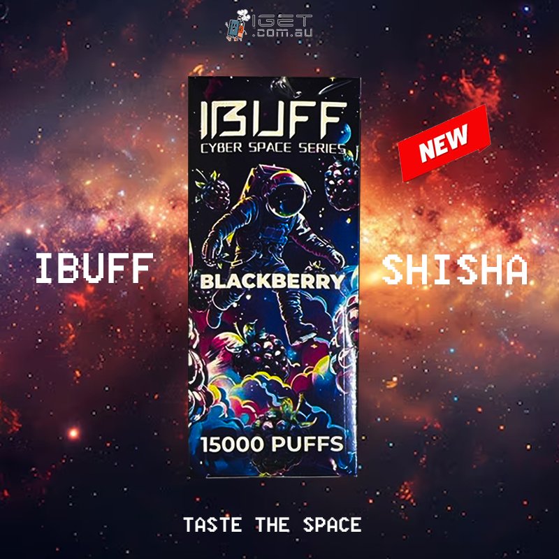 IBUFF SHISHA – BLACKBERRY – 15000 PUFFS