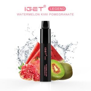 IGET LEGEND WATERMELON KIWI POMEGRANATE  – 4000 PUFFS