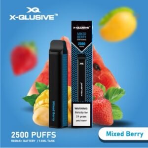 X-QLUSIVE MIXED BERRY – 2500 PUFFS