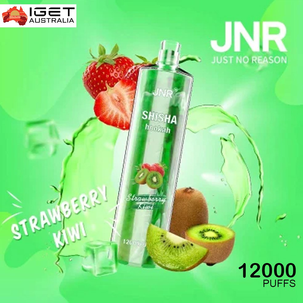 JNR SHISHA HOOKAH – STRAWBERRY KIWI – 12000 PUFFS