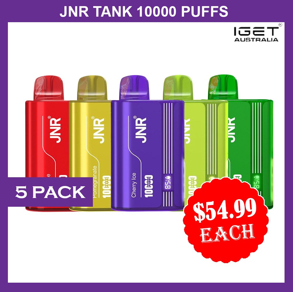 JNR TANK – 10000 PUFFS – 5 PACK