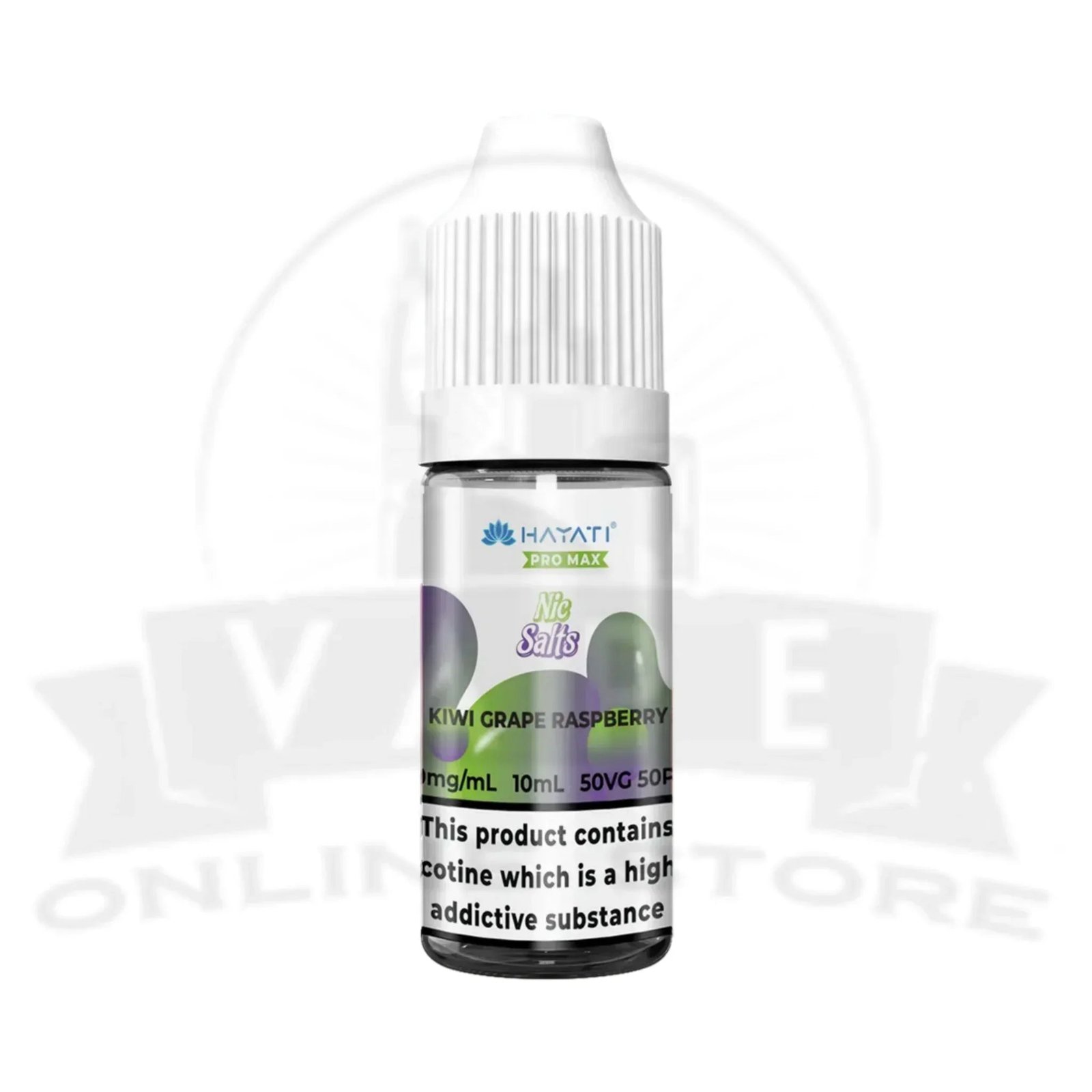 Kiwi Grape Raspberry Hayati Pro Max 10ml Nic Salt E-Liquid