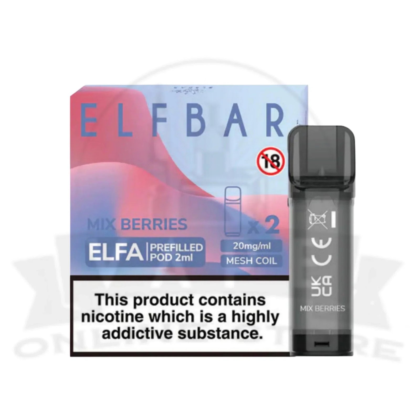 Mix Berries Elfa Pre-filled Pods By Elf Bar