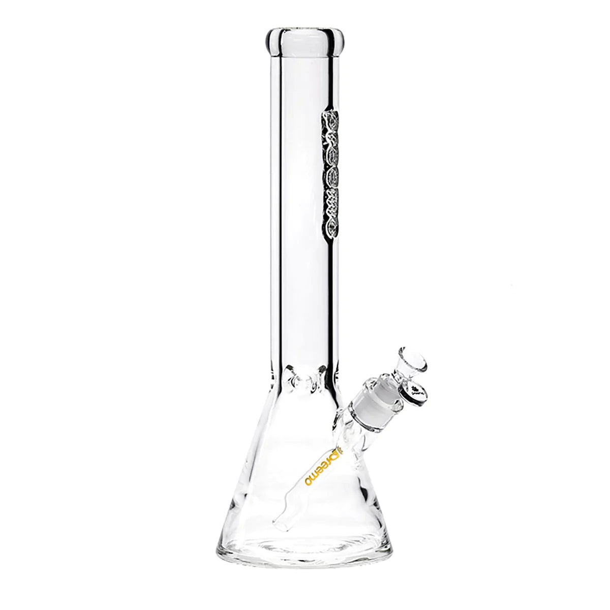 16" 9mm Preemo Clear Embossed Logo Beaker Bong
