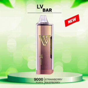 LV BAR STRAWBERRY RASPBERRY – 9000 PUFFS