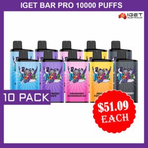 IGET BAR PRO 10000 PUFFS – 10 PACK