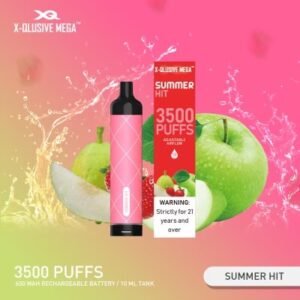 X-QLUSIVE MEGA SUMMER HIT – 3500 PUFFS