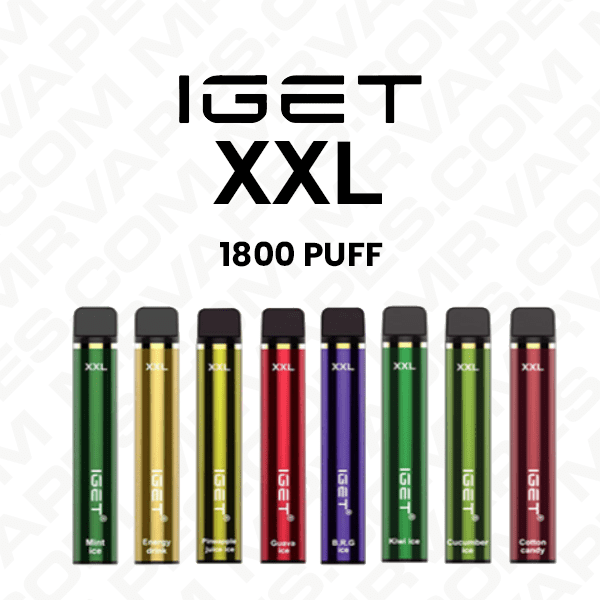 IGET XXL Disposable Vape Wholesale (1800 Puffs)