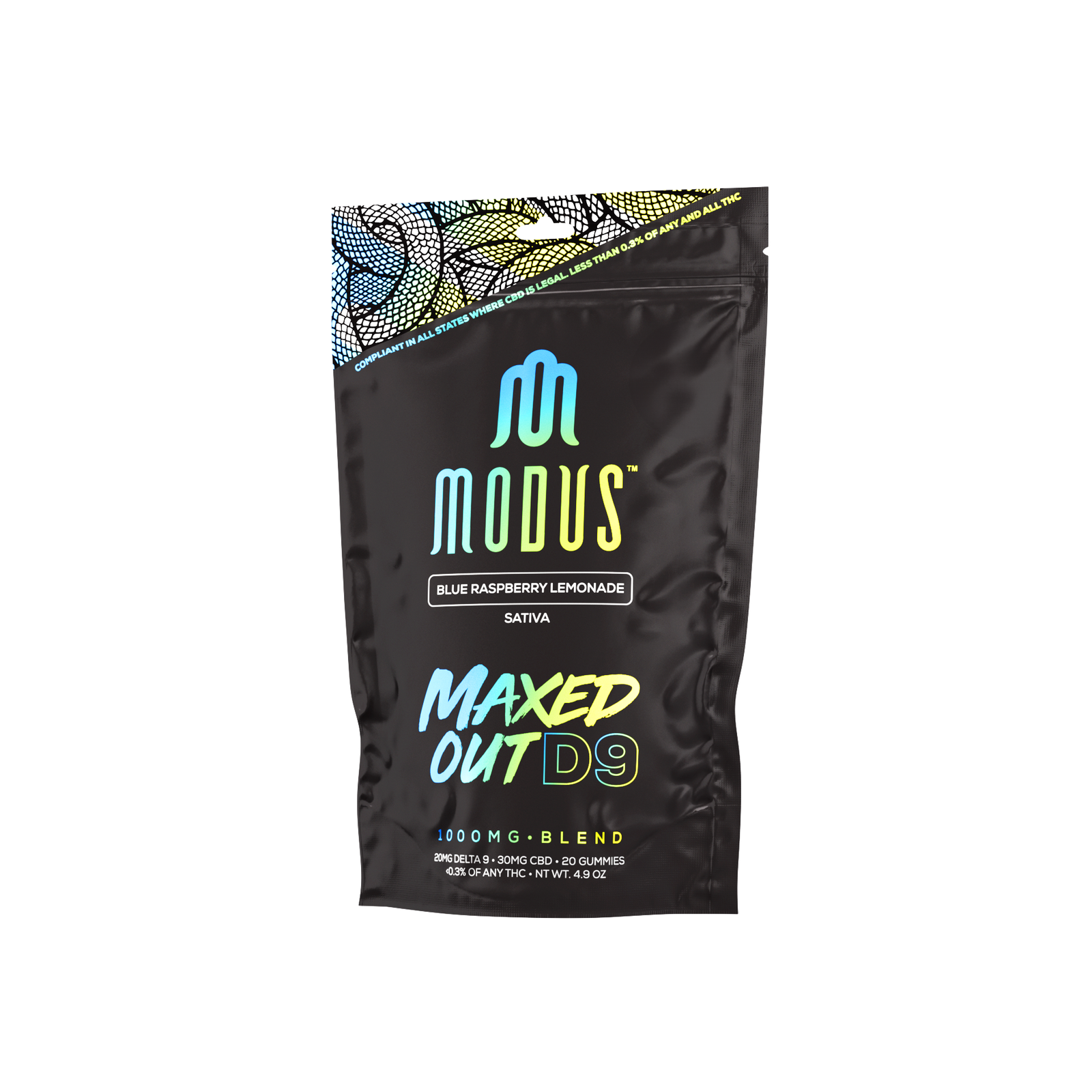 Modus Maxed Out D9 Gummies | 1000mg - Image 2