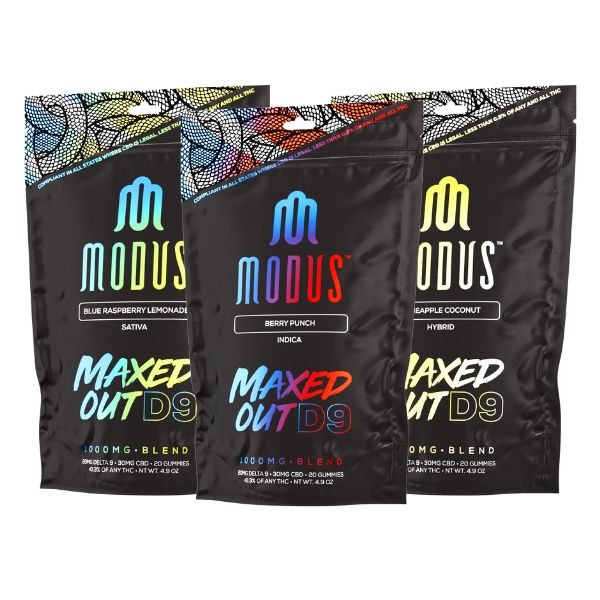 Modus Maxed Out D9 Gummies | 1000mg