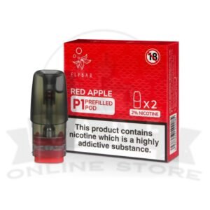 Red Apple Elf Bar Mate P1 Prefilled Pod | Retails & Wholesale