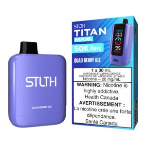 STLTH Titan Max Disposable Vape Device - Quad Berry Ice