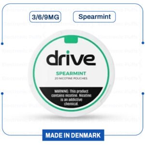Drive Nicotine Pouches – Spearmint – 5 Can