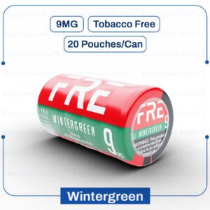 FRE Wintergreen 9MG Nicotine Pouches – 5 Can Roll