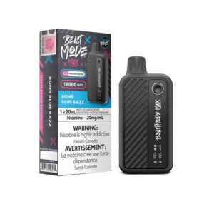 Bomb Blue Razz Flavour Beast Mode Max 18K Disposable Vape