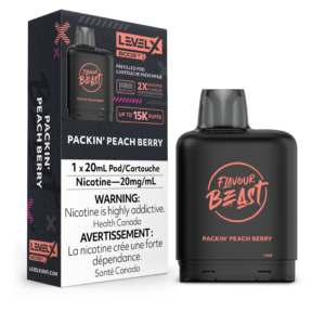 Level X Boost - Flavour Beast - Packin' Peach Berry Pods