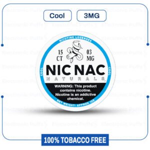 Nic Nac Cool 3mg Nicotine Pouch – 5 Cans
