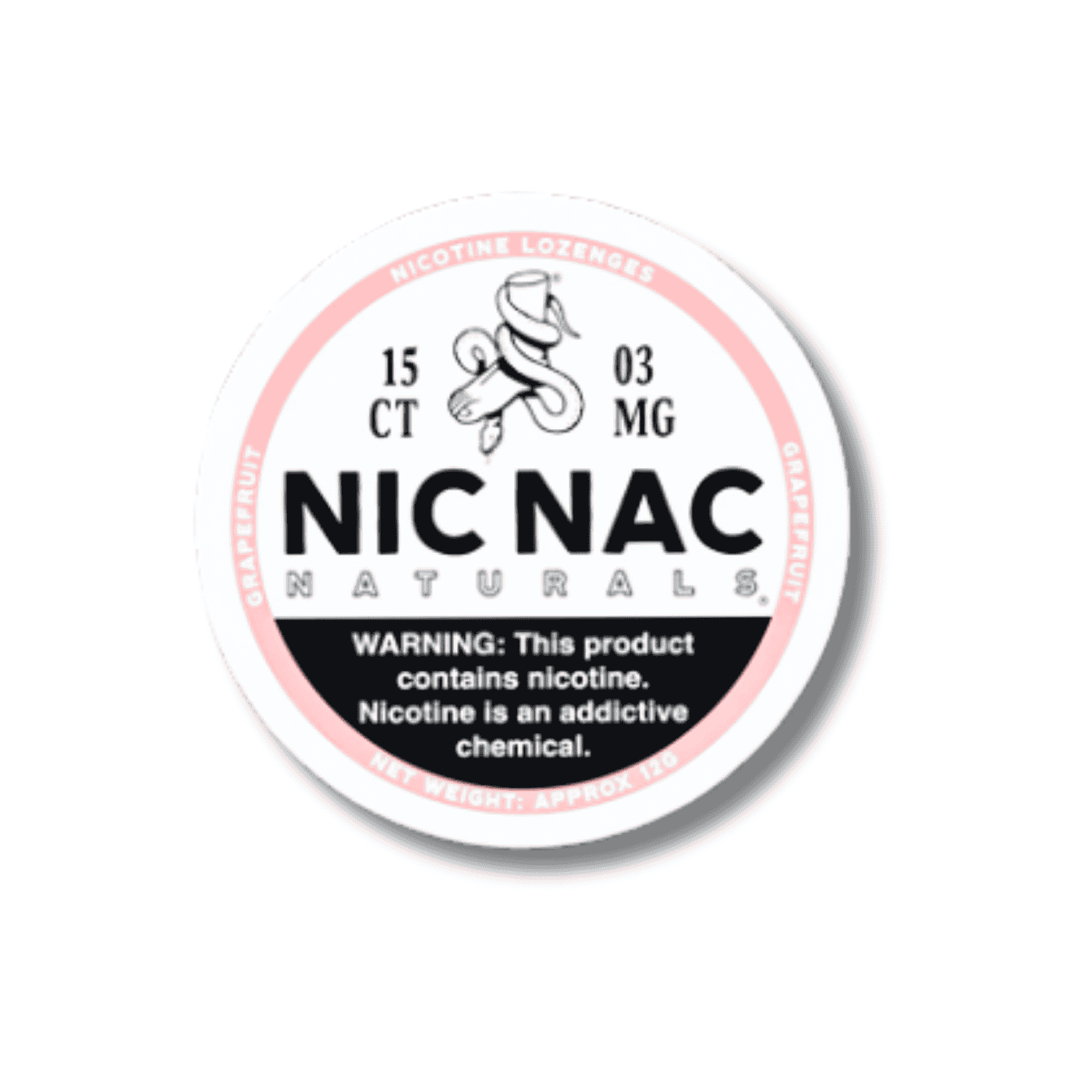 NicNac Grapefruit Lozenges 3MG