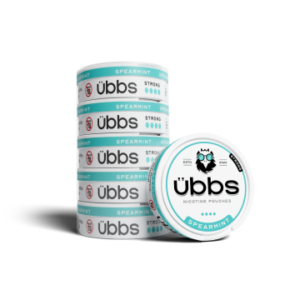 Übbs Spearmint Nicotine Pouches Roll of 5 cans