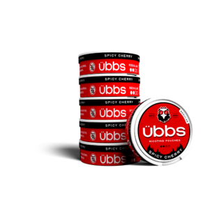 Übbs Spicy Cherry Nicotine Pouches Roll of 5 cans