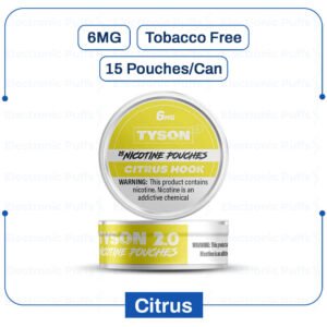 Tyson 2 Citrus Nicotine Pouch – 6mg