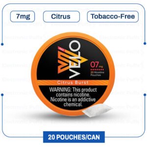 Velo Max Pouch Citrus Burst 7MG 5 CANS
