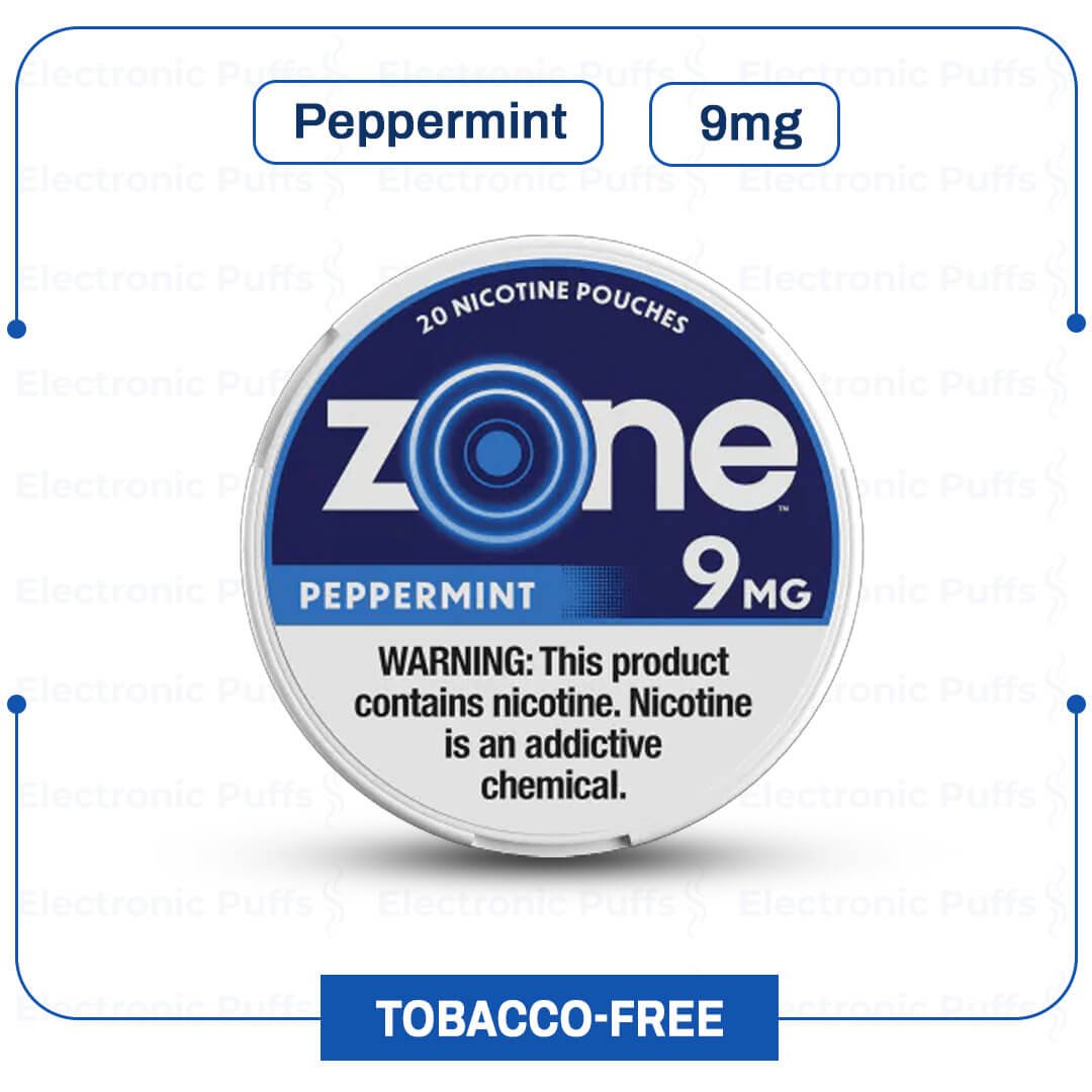 zone Peppermint 9mg 5rolls
