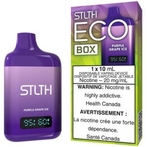 Purple Grape Ice STLTH Eco Box 5K Disposable Vape