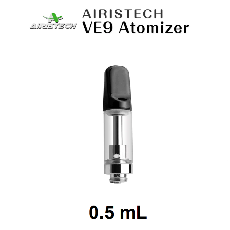 Airistech VE9 Slim Empty Refillable Cartridge Tank For THC & CBD Oils - Image 5