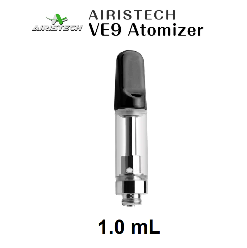 Airistech VE9 Slim Empty Refillable Cartridge Tank For THC & CBD Oils - Image 4