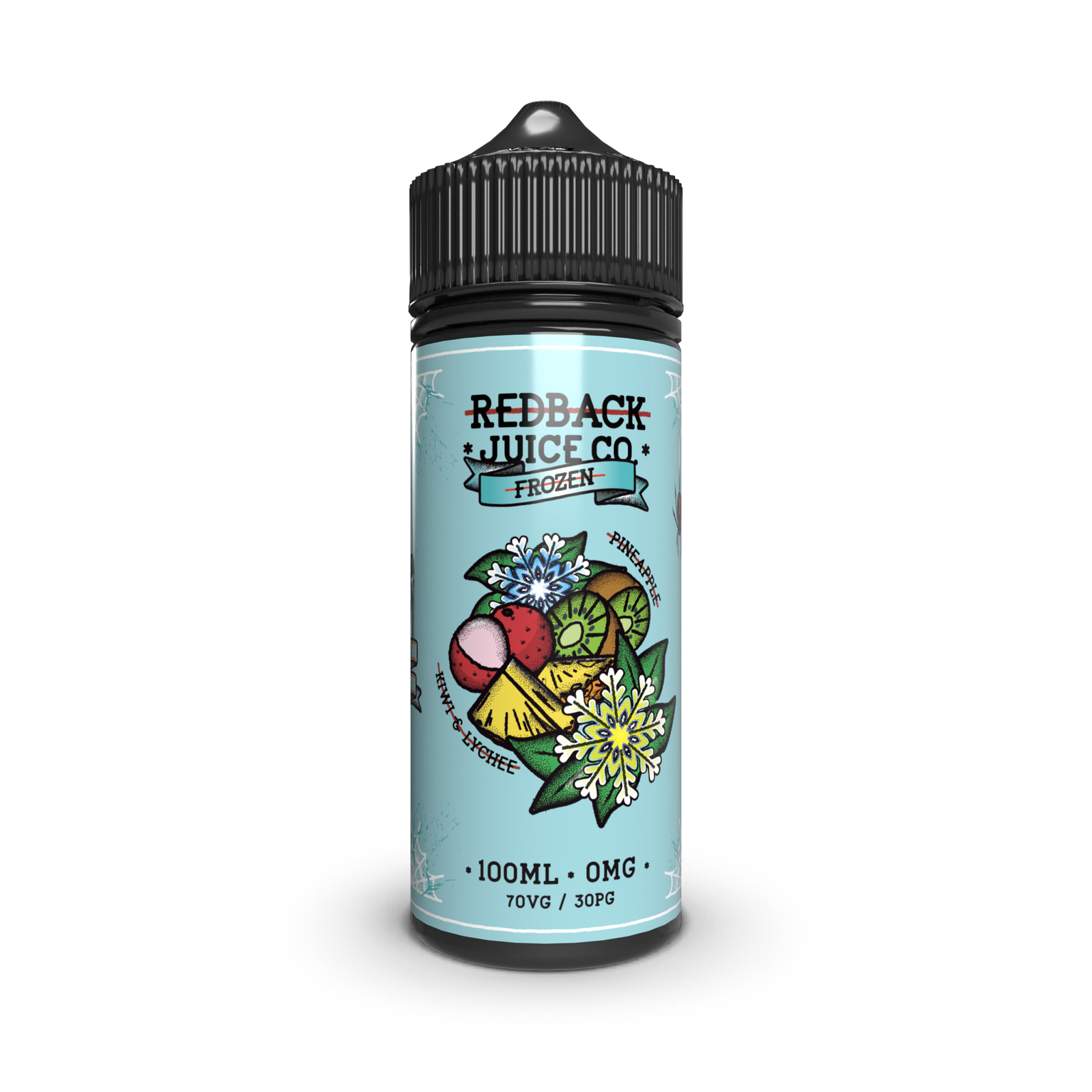 Redback Juice Co. | Frozen | Pineapple, Lychee & Kiwi 100ml - Image 2