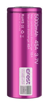 Efest 26650 40A 5000mAH Rechargeable Li-ion Battery (1pc/pack) - Image 2
