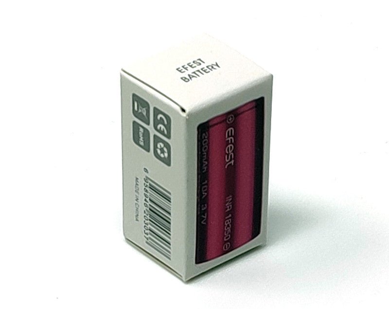 Efest 18350 10A 1200mAH Flat Top Rechargeable Li-lion Battery (1pc/pack) - Image 4