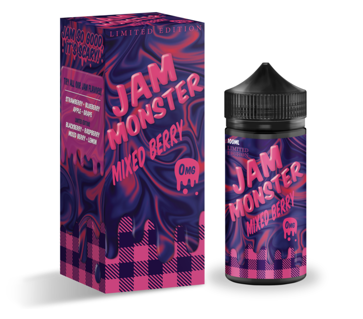 Monster Vape Labs | Jam Monster | Mixed Berry 100ml - Image 2