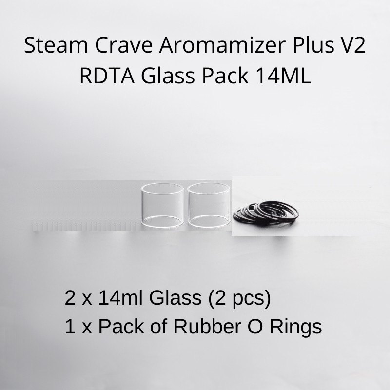 Steam Crave Aromamizer Plus V2 RDTA Glass Kit Options - Image 3