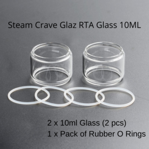 Steam Crave Glaz RTA Glass Options